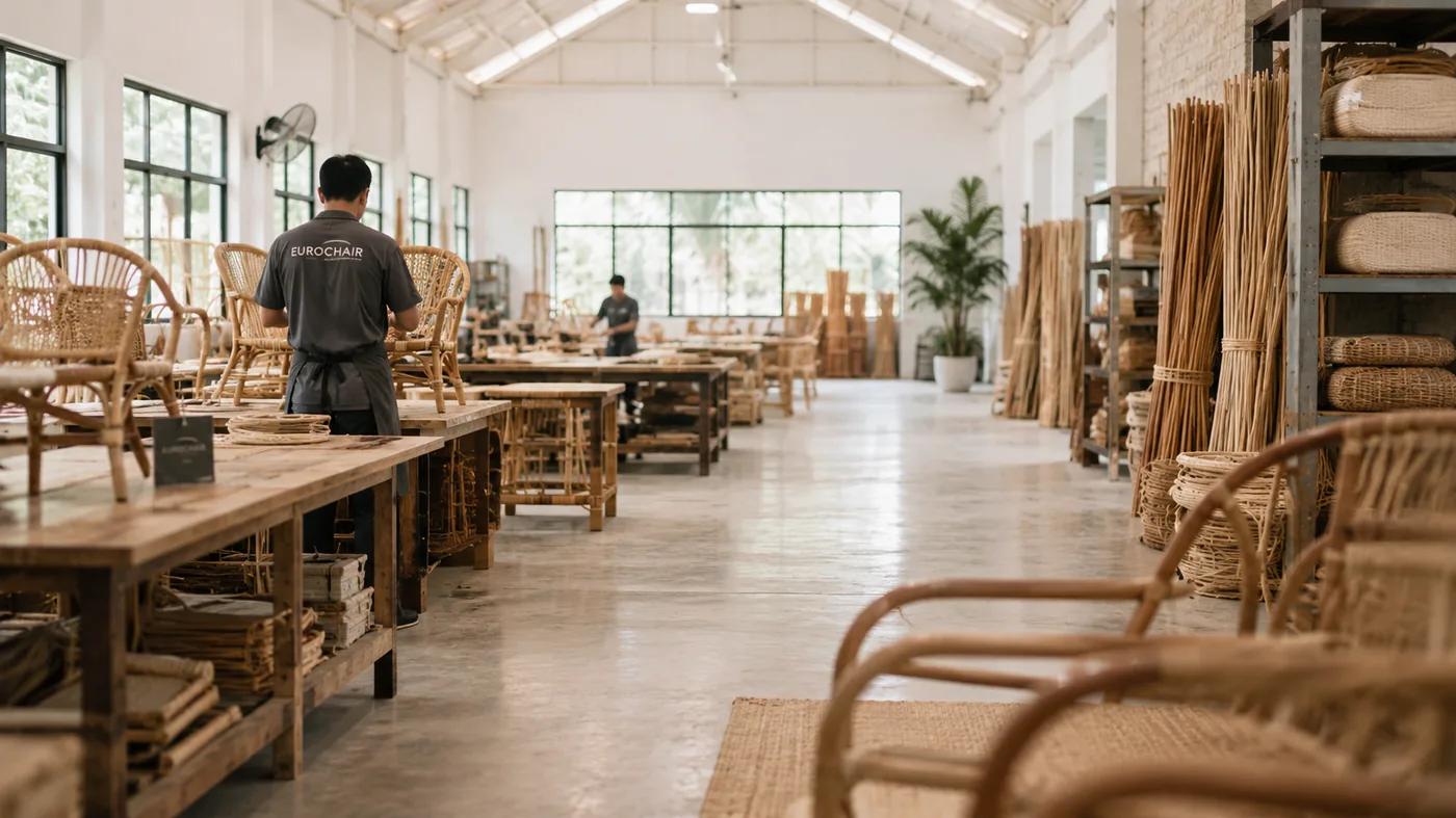 Eurochair factory production floor